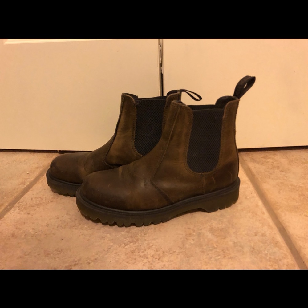 Women’s Doc Dr. Martens slip on size 7- Brown